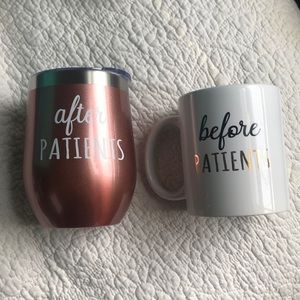 Healthcare Nurse Doctor RN MD PCT PCA EMT ICU Mug & Cup Set with Accessories